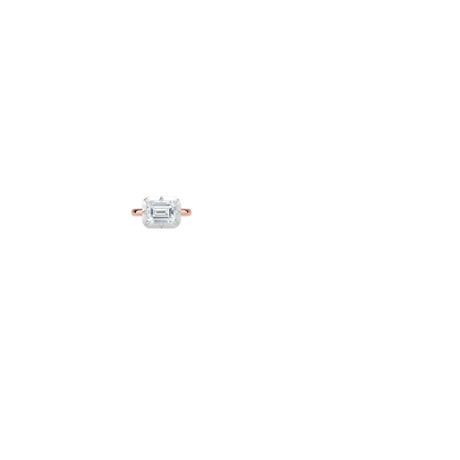 Harper Mixed Metal East-West Diamond Ring