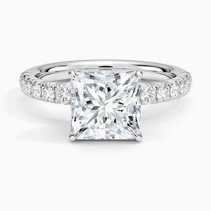 Luxe Amelie Diamond Ring (3/8 ct. tw.) - Princess Cut Center Stone