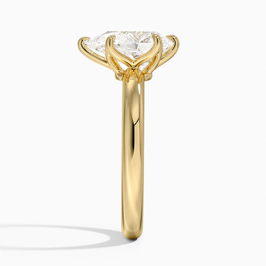 Esme 2.5mm Solitaire Ring - Pear Center Stone
