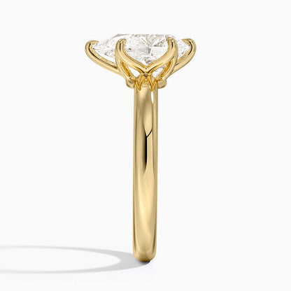 Esme 2.5mm Solitaire Ring - Pear Center Stone