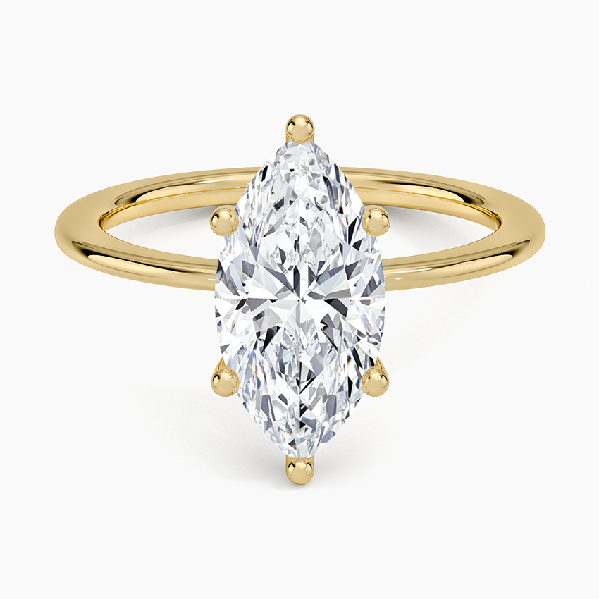 Aimee Solitaire Ring - Marquise Center Stone