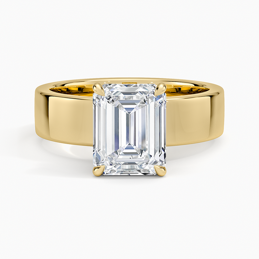 Alden Diamond Ring - Emerald Cut Center Stone