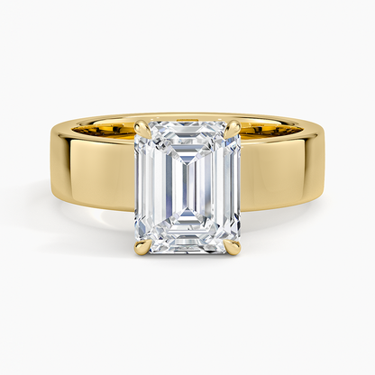 Alden Diamond Ring - Emerald Cut Center Stone