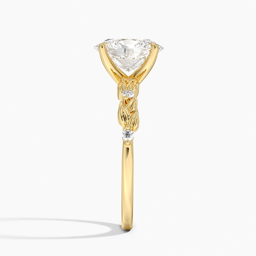 Briar Diamond Ring - Oval Cut Center Stone