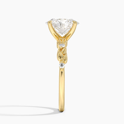 Briar Diamond Ring - Oval Cut Center Stone