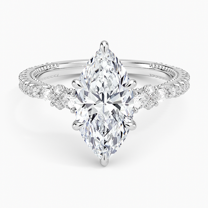 Primrose Diamond Ring - Marquise Center Stone
