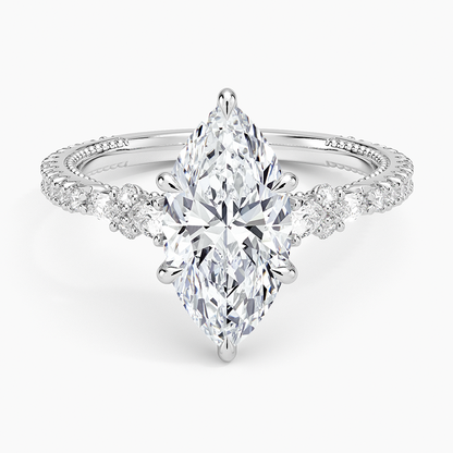 Primrose Diamond Ring - Marquise Center Stone