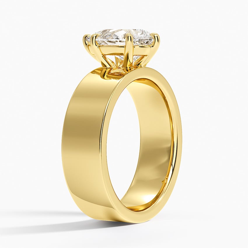 Peyton 6mm Solitaire Ring - Pear Center Stone