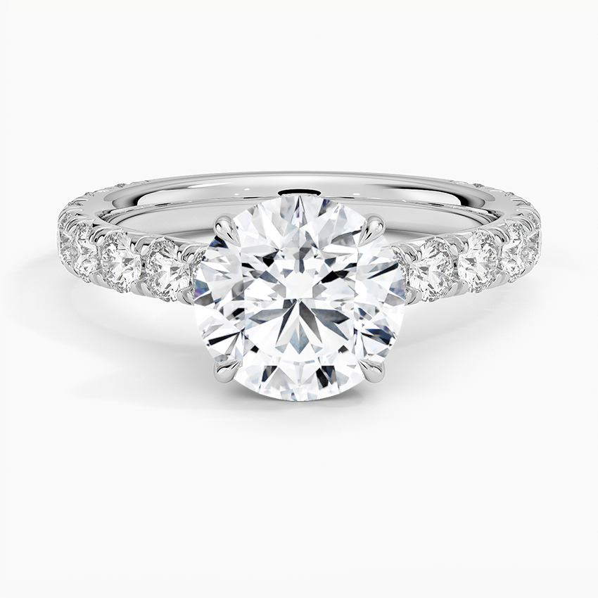 Anthology Three-Quarter Coverage Diamond Ring (7/8 ct. tw.) - Round Center Stone