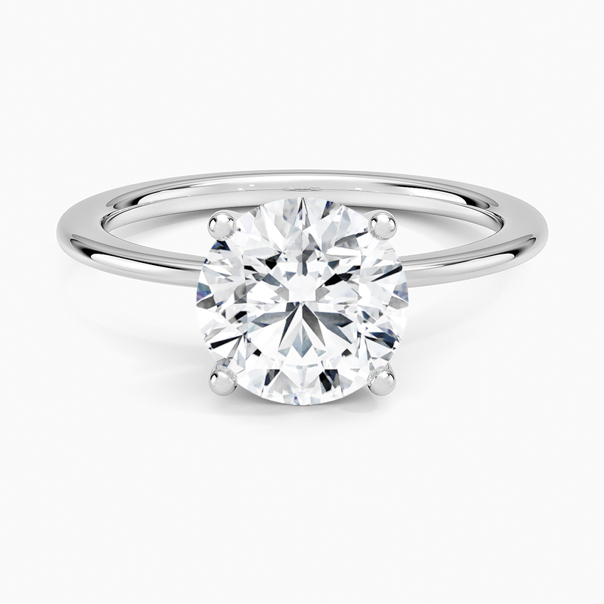 Aimee Solitaire Ring - Round Center Stone