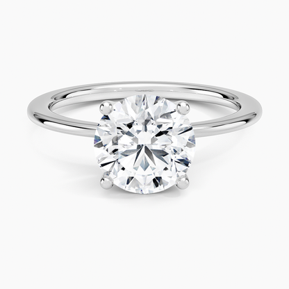 Aimee Solitaire Ring - Round Center Stone