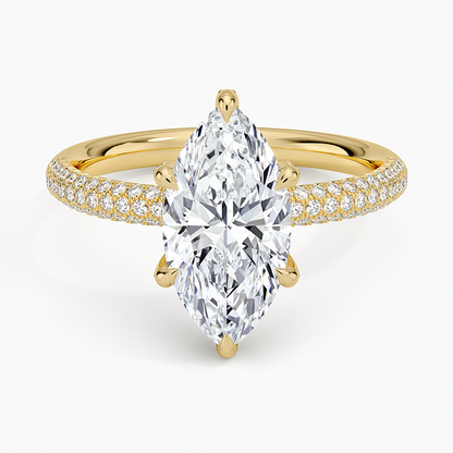 Valencia Diamond Ring (1/3 ct. tw.) - Marquise Center Stone
