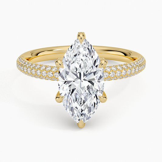 Valencia Diamond Ring (1/3 ct. tw.) - Marquise Center Stone
