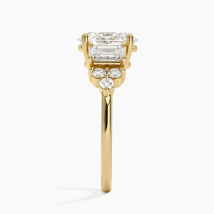 Sabine Cluster Diamond Ring (1 ct. tw.) - Oval Center Stone