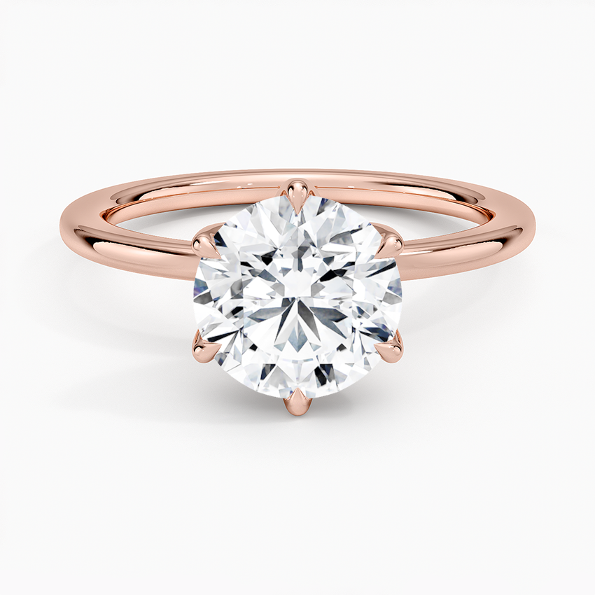 Esme Perfect Fit Solitaire Ring - Round Center Stone