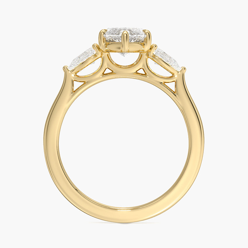 Opera Perfect Fit Diamond Ring - Marquise Center Stone