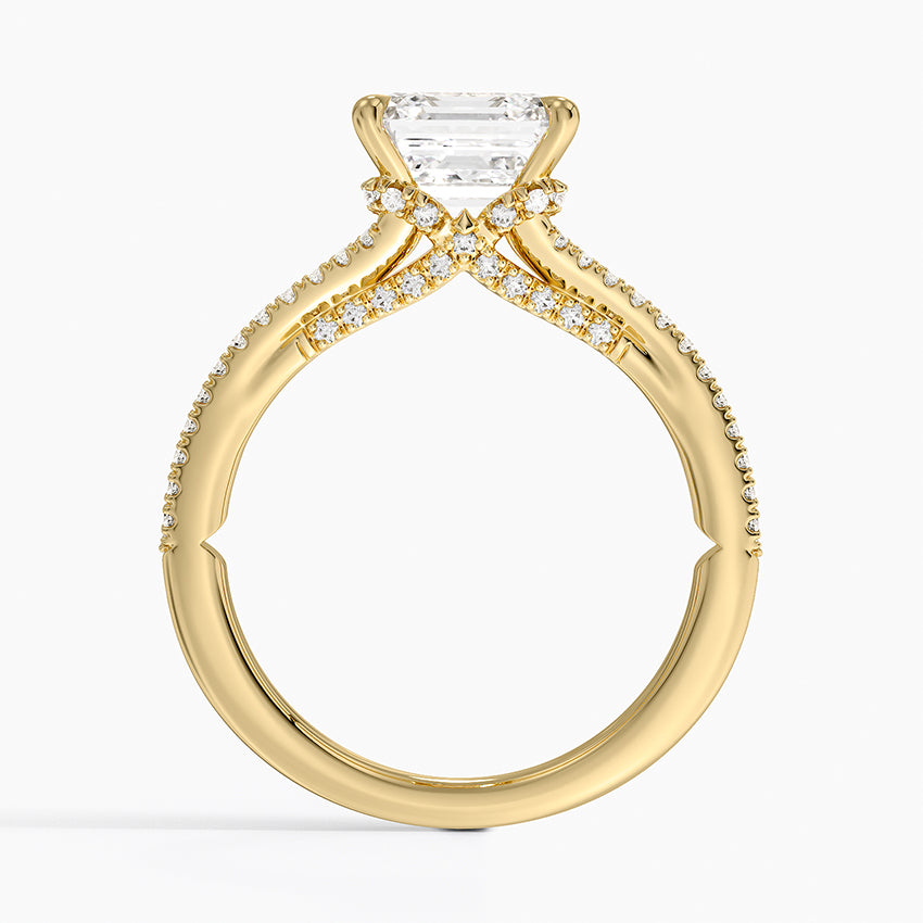 Icon Diamond Ring (1/3 ct. tw.) - Asscher Cut Center Stone