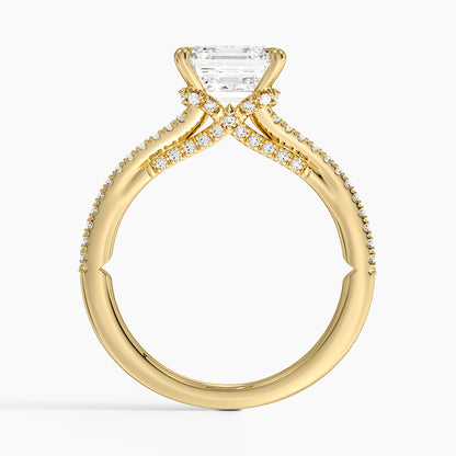 Icon Diamond Ring (1/3 ct. tw.) - Asscher Cut Center Stone