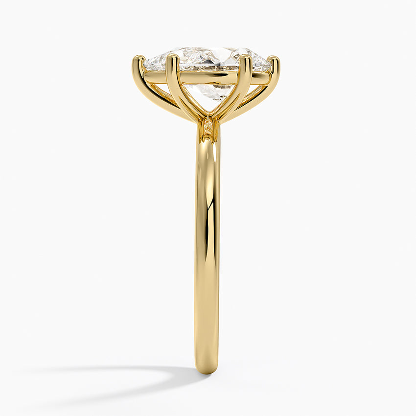 Sydney Perfect Fit 2mm Solitaire Ring - Pear Center Stone