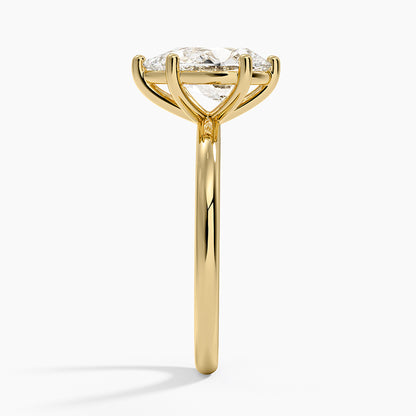 Sydney Perfect Fit 2mm Solitaire Ring - Pear Center Stone