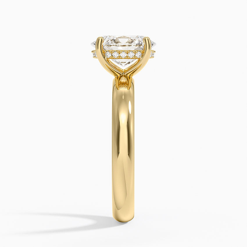 Sydney Perfect Fit Halo 3mm Diamond Ring - Oval Center Stone