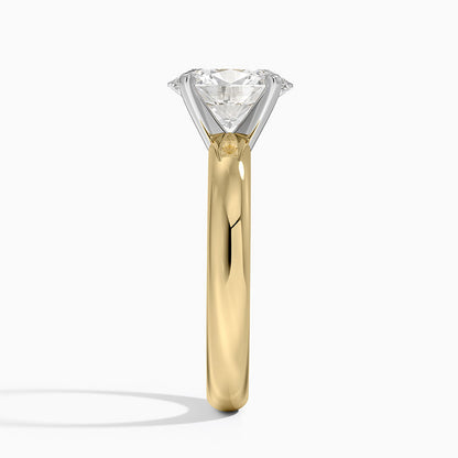 Comfort Fit 3mm Ring - Oval Cut Center Stone