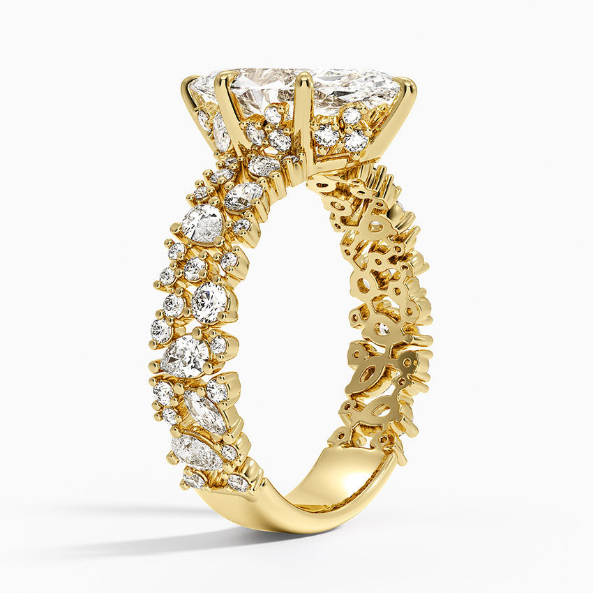 Glacé Diamond Ring (3/4 ct. tw.) - Marquise Cut Center Stone
