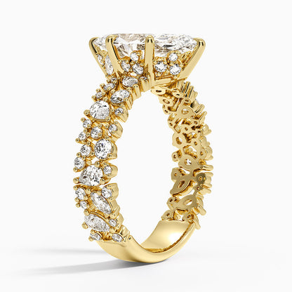 Glacé Diamond Ring (3/4 ct. tw.) - Marquise Cut Center Stone