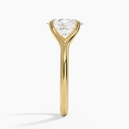 Reverie Solitaire Ring - Oval Center Stone