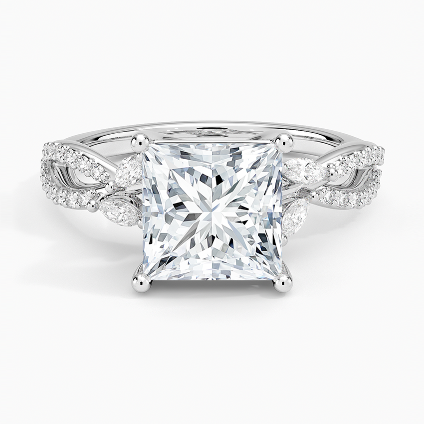 Luxe Willow Diamond Ring (1/4 ct. tw.) - Princess Cut Center Stone