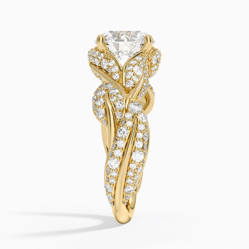 Olivia Diamond Ring (1 ct. tw.) - Round Center Stone