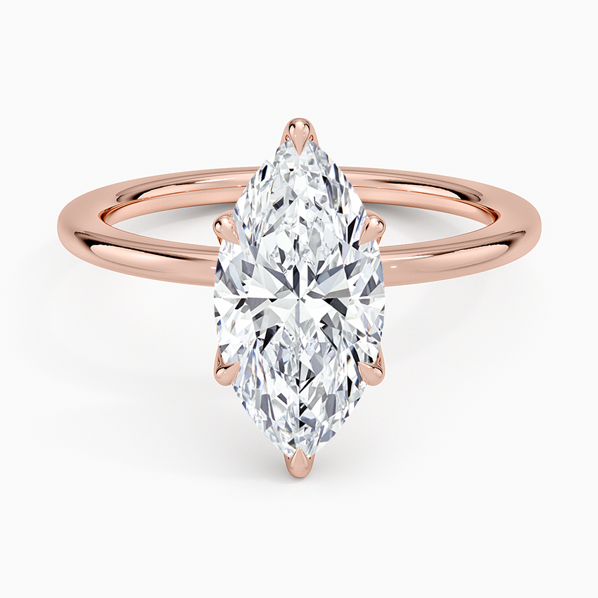 Esme Perfect Fit Solitaire Ring - Marquise Center Stone
