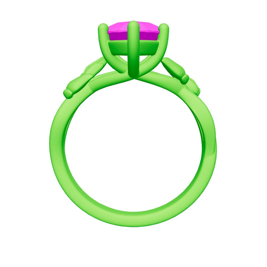 marquise lab grown diamond ring 3D model