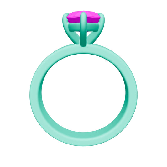 marquise lab grown diamond ring 3D model
