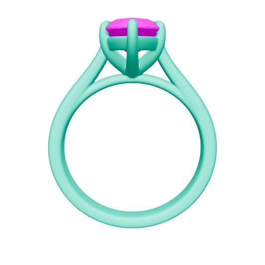 marquise lab grown diamond ring 3D model