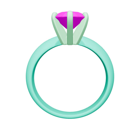 marquise lab grown diamond ring 3D model