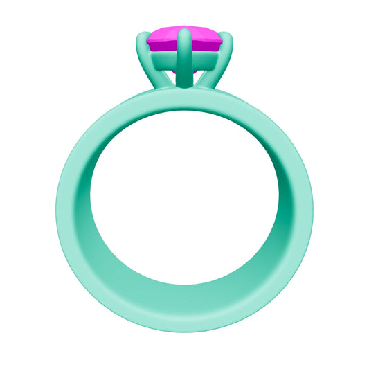 marquise lab grown diamond ring 3D model