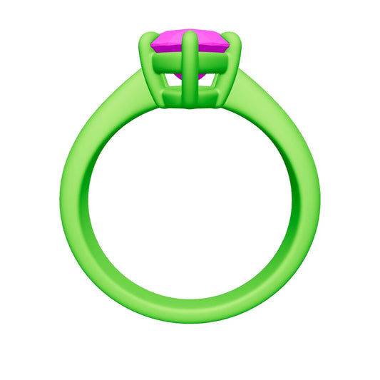 marquise lab grown diamond ring 3D model
