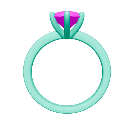 marquise lab grown diamond ring 3D model